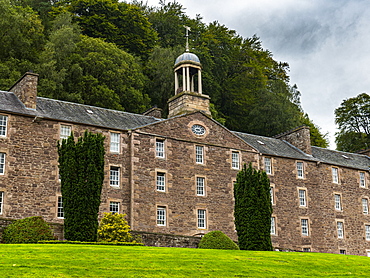 The industrial town of New Lanark, UNESCO World Heritage Site, Scotland, United Kingdom, Europe