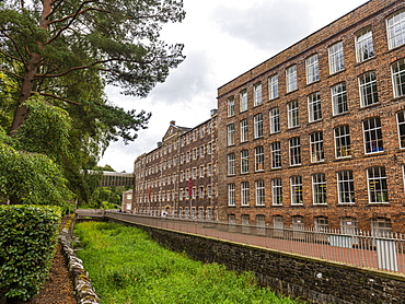 The industrial town of New Lanark, UNESCO World Heritage Site, Scotland, United Kingdom, Europe