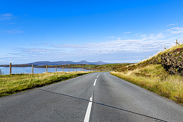 Coastal road, Isle of Skye, Inner Hebrides, Scotland, United Kingdom, Europe