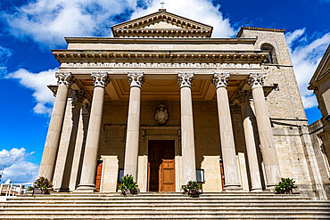 Basilica of San Marino-Pieve, Historic Center, UNESCO World Heritage Site, San Marino, Europe