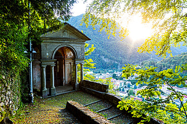 Little chapel, Sacro Monte di Varallo, UNESCO World Heritage Site, Piedmont, Italy, Europe