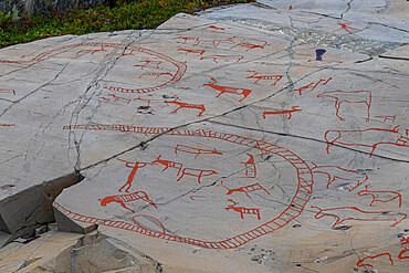 The rock carvings of Alta, UNESCO World Heritage Site, Finnmark, Norway, Scandinavia, Europe