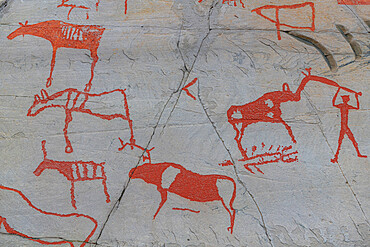 The rock carvings of Alta, UNESCO World Heritage Site, Finnmark, Norway, Scandinavia, Europe