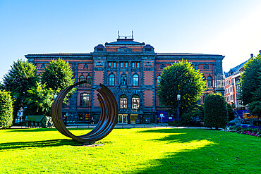 Severud monument in front of the Kode 1 Museum, Bergen, Norway, Scandinavia, Europe