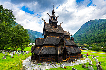 Borgund Stave Church, Vestland, Norway, Scandinavia, Europe