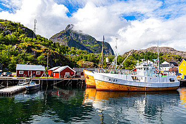 Nusfjord, Lofoten, Nordland, Norway, Scandinavia, Europe