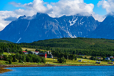 Lyngen mountains, Lyngen, Troms og Finnmark, Norway, Scandinavia, Europe