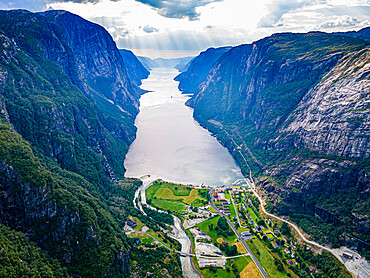 Lystrefjord (Lysefjord), Rogaland, Norway, Scandinavia, Europe