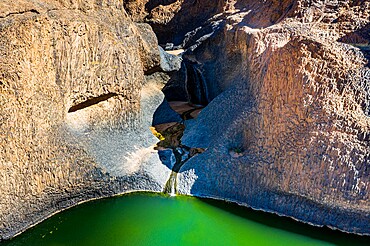 Timia waterfall, Oasis of Timia, Air Mountains, Niger, Africa