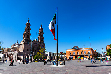 Catedral, Basilica de Nuestra Senora de la Asuncion, La Patria Oriente square, Aguascalientes, Mexico, North America