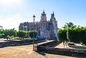 Convent of San Mateo Apostol y Evangelista, UNESCO World Heritage Site, Earliest 16th century Monasteries on the slopes of Popocatepetl, Mexico, North America