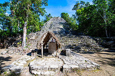 The archaeological Maya site of Coba, Quintana Roo, Mexico, North America