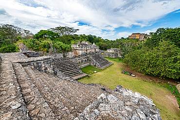 Yucatec-Maya archaeological site, Ek Balam, Yucatan, Mexico, North America