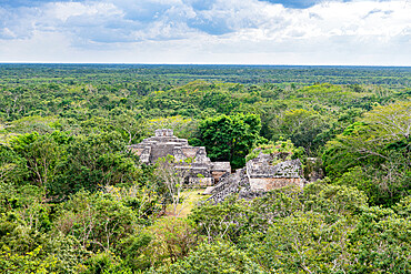 Yucatec-Maya archaeological site, Ek Balam, Yucatan, Mexico, North America