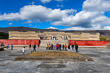 Mitla archaeological site from the Zapotec culture, San Pablo Villa de Mitla, Oaxaca, Mexico, North America