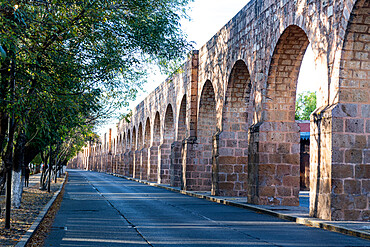 Aqueduct in Morelia, UNESCO World Heritage Site, Michoacan, Mexico, North America