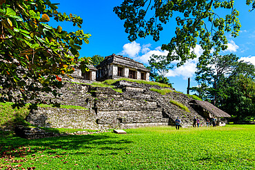 The Maya ruins of Palenque, UNESCO World Heritage Site, Chiapas, Mexico, North America