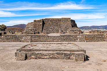 Mesoamerican archaeological site of Tecoaque, Tlaxcala, Mexico, North America