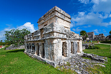 Pre-Columbian Mayan walled city of Tulum, Quintana Roo, Mexico, North America