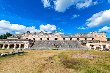 The Maya ruins of Uxmal, UNESCO World Heritage Site, Yucatan, Mexico, North America