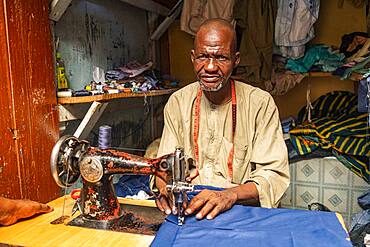 Tailor in Kano, Kano state, Nigeria, West Africa, Africa