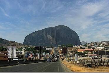 Zuma rock, Abuja, Nigeria, West Africa, Africa