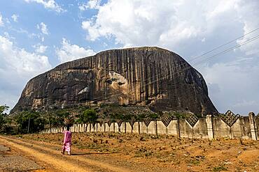 Zuma rock, Abuja, Nigeria, West Africa, Africa