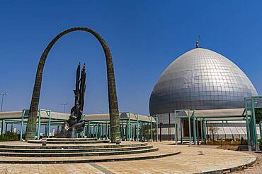 Martyrs Monument in Chabaish in the Mesopotamian Marshes, The Ahwar of Southern Iraq, UNESCO World Heritage Site, Iraq, Middle East