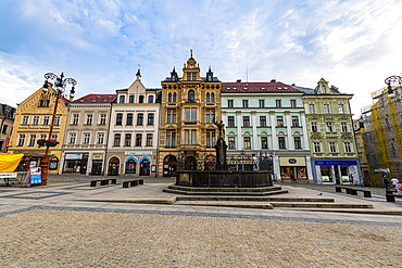 Town square, Liberec, Czech Republic, Europe