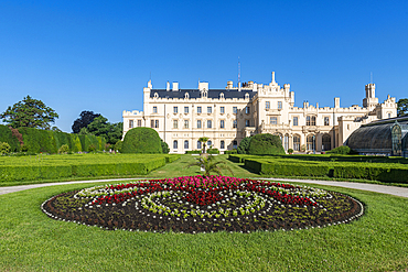 Lednice Palace, Lednice-Valtice Cultural Landscape, UNESCO World Heritage Site, South Moravia, Czech Republic, Europe