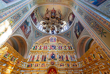 Interior, Cathedral, Sviyazhsk, Republic of Tatarstan, Russia, Europe