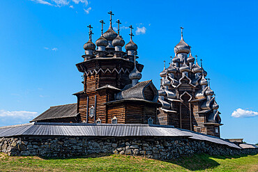 Kizhi Pogost, Transfiguration Church, UNESCO World Heritage Site, Kizhi Island, Karelia, Russia, Europe