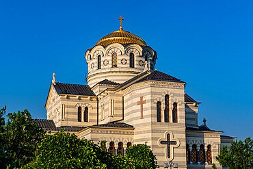 St. Vladimir Cathedral, Chersonesos, UNESCO World Heritage Site, Sewastopol (Sevastopol), Crimea, Russia, Europe