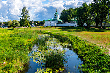 Spaso-Preobrazhenskiy Mirozhskiy Male Monastery, UNESCO World Heritage Site, Pskov, Russia, Europe