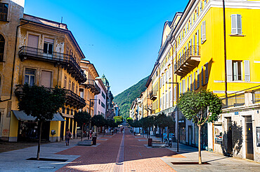 Old town, Bellinzona, UNESCO World Heritage Site, Three Castles of Bellinzona, Ticino, Switzerland, Europe