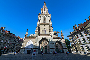 Cathedral, old city of Berne, UNESCO World Heritage Site, Switzerland, Europe