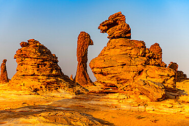 Algharameel rock formations, Al Ula, Kingdom of Saudi Arabia, Middle East