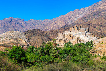 Zee Al-Ayn (Thee Ain) historic mountain village, Kingdom of Saudi Arabia, Middle East