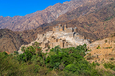 Zee Al-Ayn (Thee Ain) historic mountain village, Kingdom of Saudi Arabia, Middle East