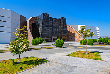 Modern regional museum at the Al Ukhdud Archaeological Site, Najran, Kingdom of Saudi Arabia, Middle East