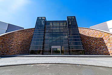 Modern regional museum at the Al Ukhdud Archaeological Site, Najran, Kingdom of Saudi Arabia, Middle East