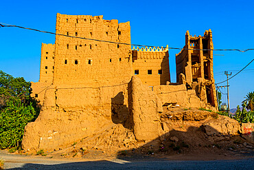 Traditional build mud towers used as living homes, Najran, Kingdom of Saudi Arabia, Middle East