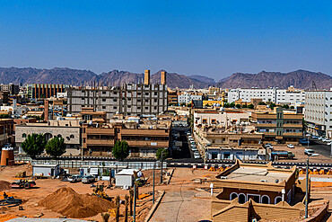 View over Hail, Kingdom of Saudi Arabia, Middle East