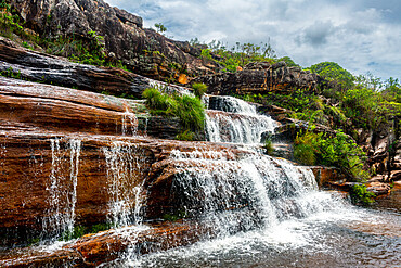 Sentinela waterfall near Diamantina, Minas Gerais, Brazil, South America