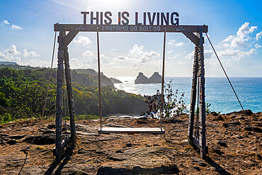 Nice swing, Fernando de Noronha, UNESCO World Heritage Site, Brazil, South America