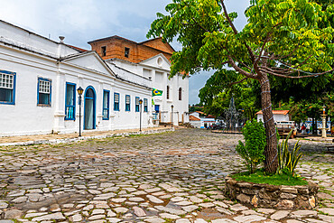 Colonial houses, Old Goias, UNESCO World Heritage Site, Goias, Brazil, South America