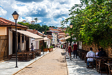 Colonial houses, Pirenopolis, Goias, Brazil, South America