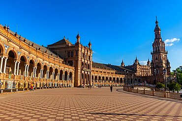 Plaza de Espana, Seville, Andalucia, Spain