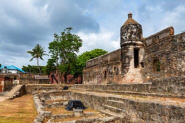 Unesco site Fort Jesus, Mombasa, Indian Ocean, Kenya