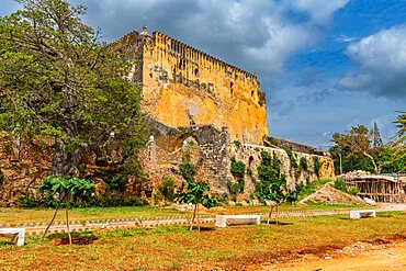 Unesco site Fort Jesus, Mombasa, Indian Ocean, Kenya